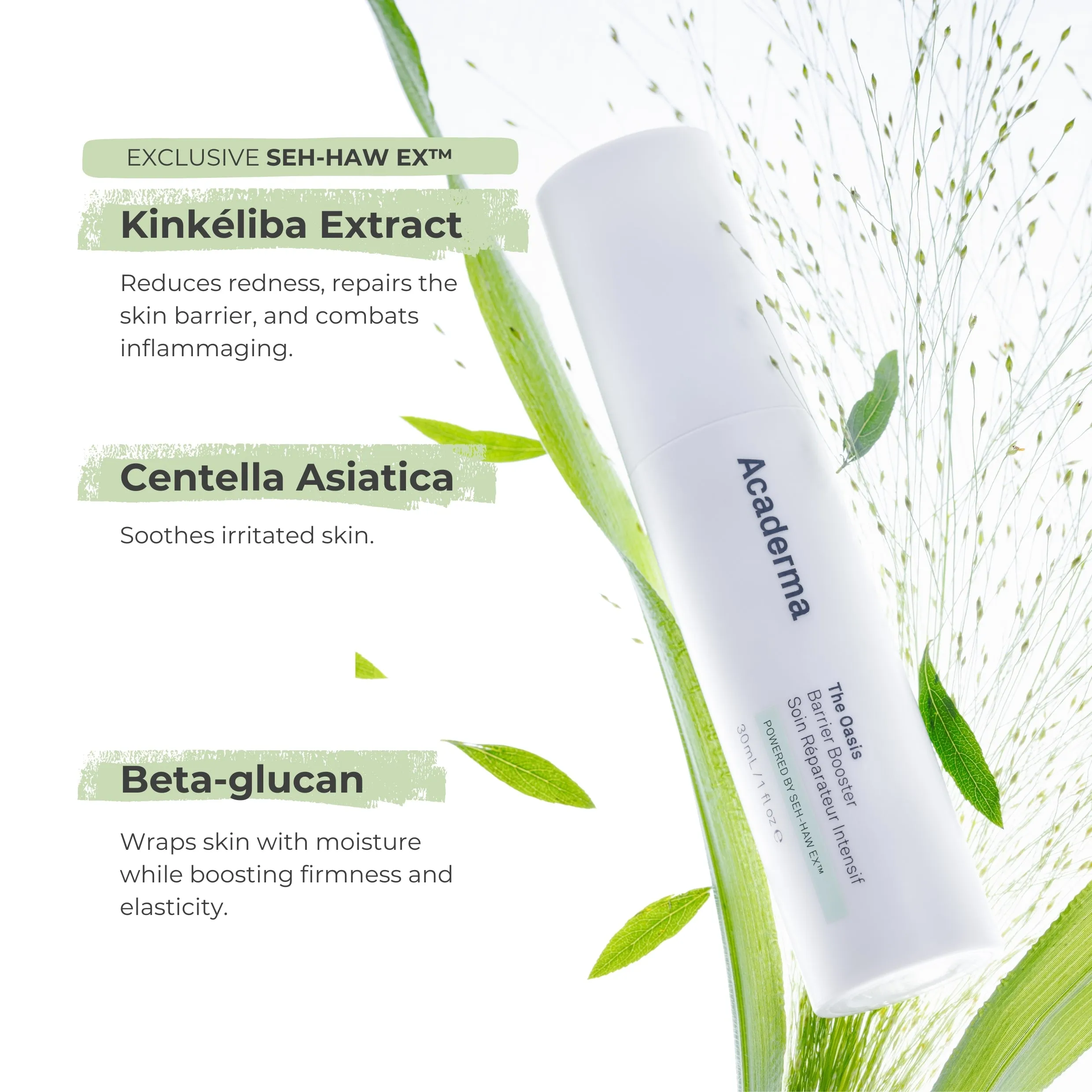 Acaderma The Oasis Barrier Booster Serum