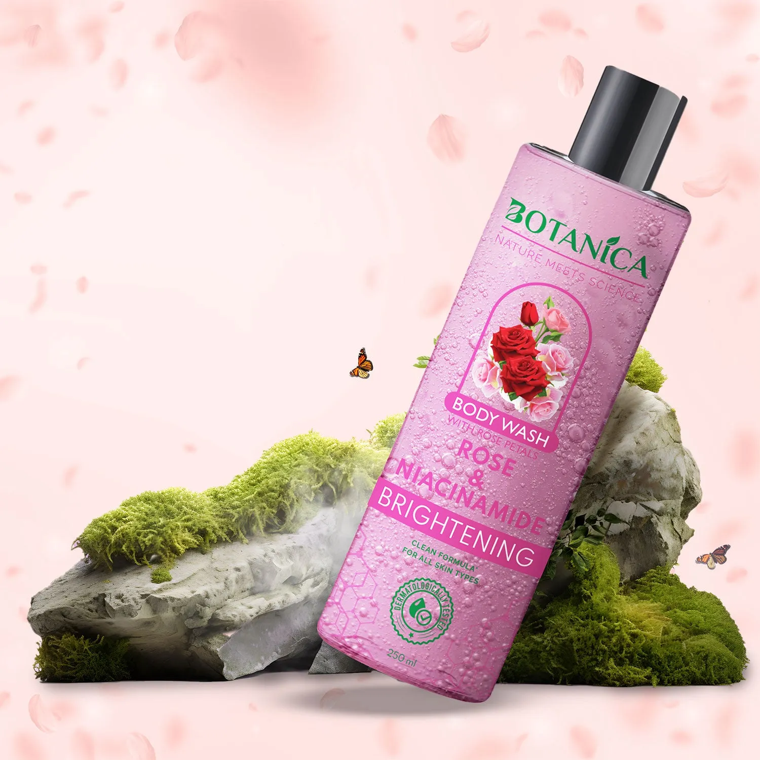 Botanica Rose Niacinamide Body Wash 250ml