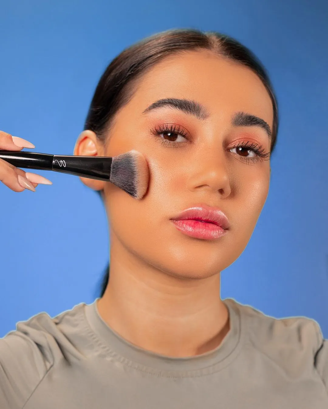 Bref Cosmetics Angled Blush Brush