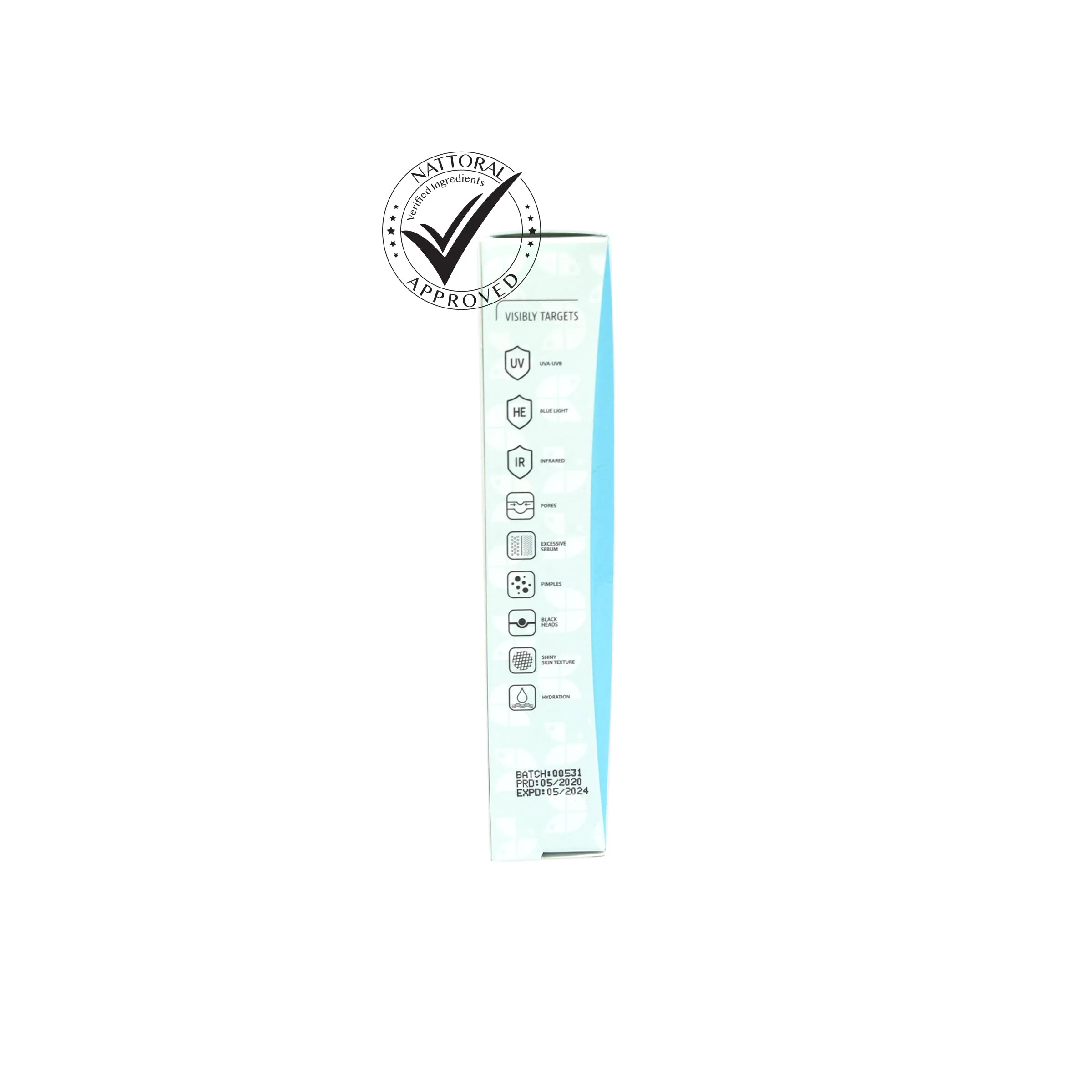 Chemical sunscreen Aknsun Mattifying Face Aqua Fusion 50  SPF- 40ml- Biobalance