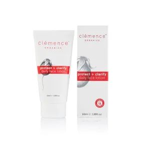 Clemence Organics Protect   Clarify Daily Face Lotion 50ml