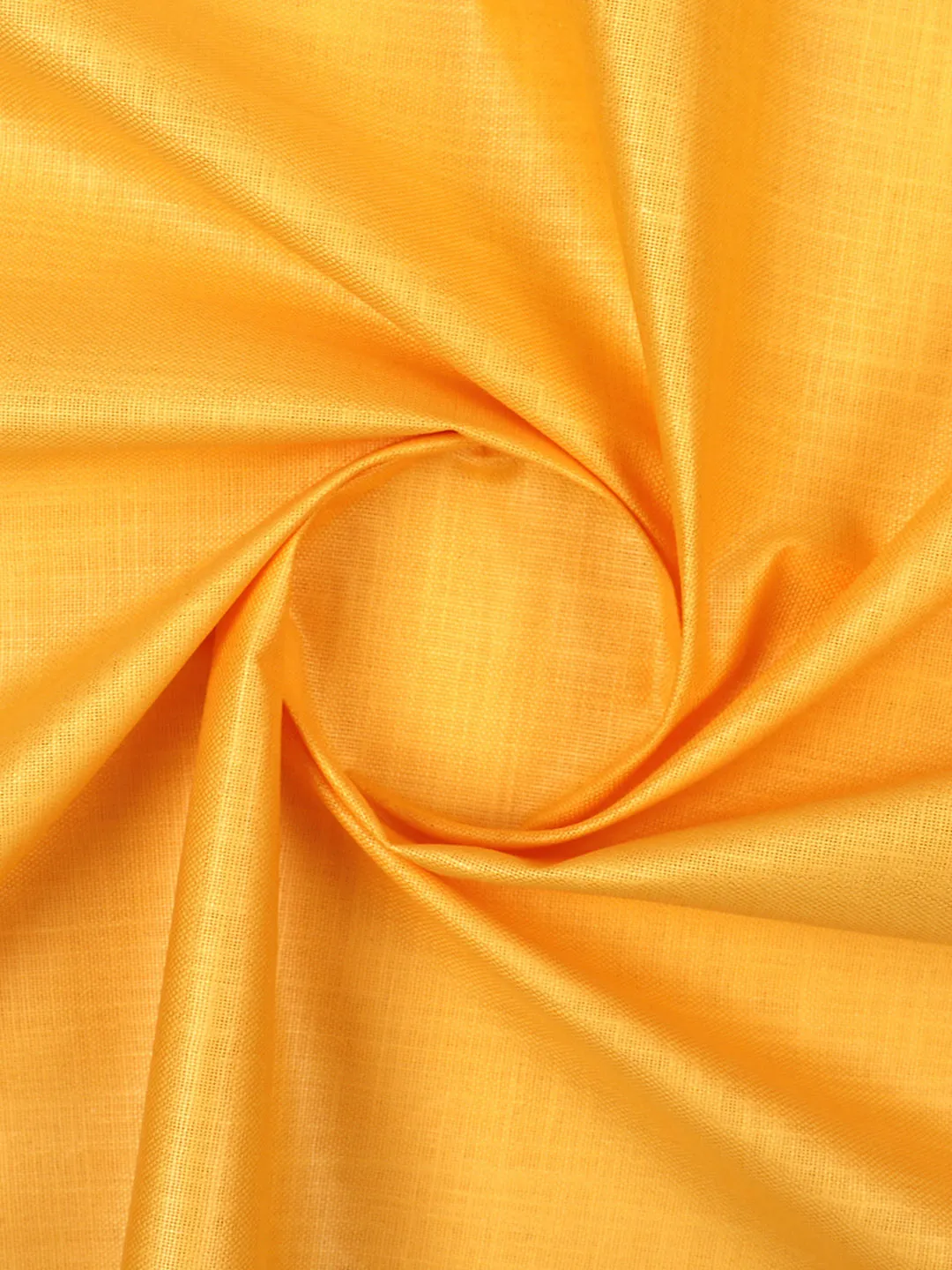 Cotton Rich Yellow Self design Shirting Fabric Hi-Tech