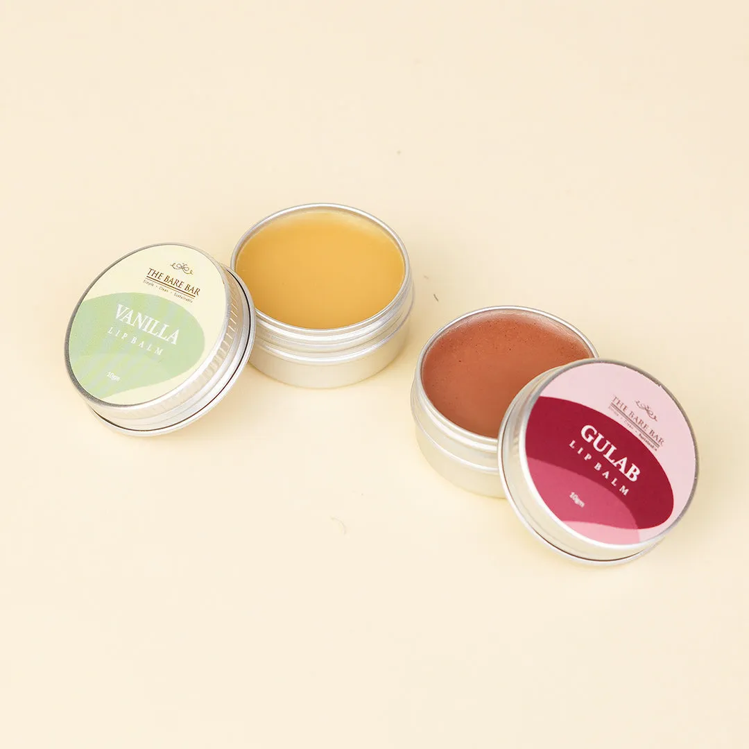 Gulab & Vanilla Lip Balm Duo
