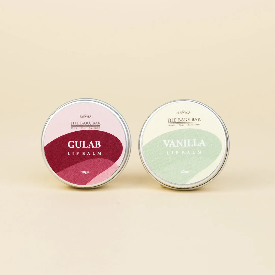 Gulab & Vanilla Lip Balm Duo