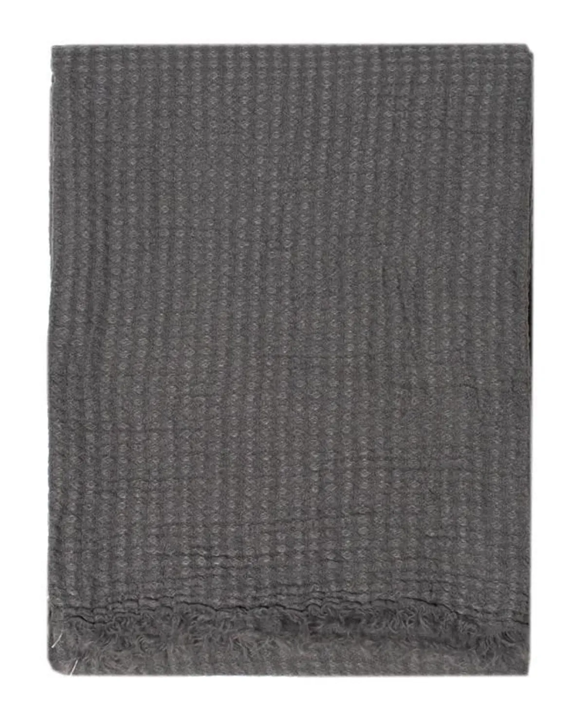 Hampton Linen Throw Dark Grey
