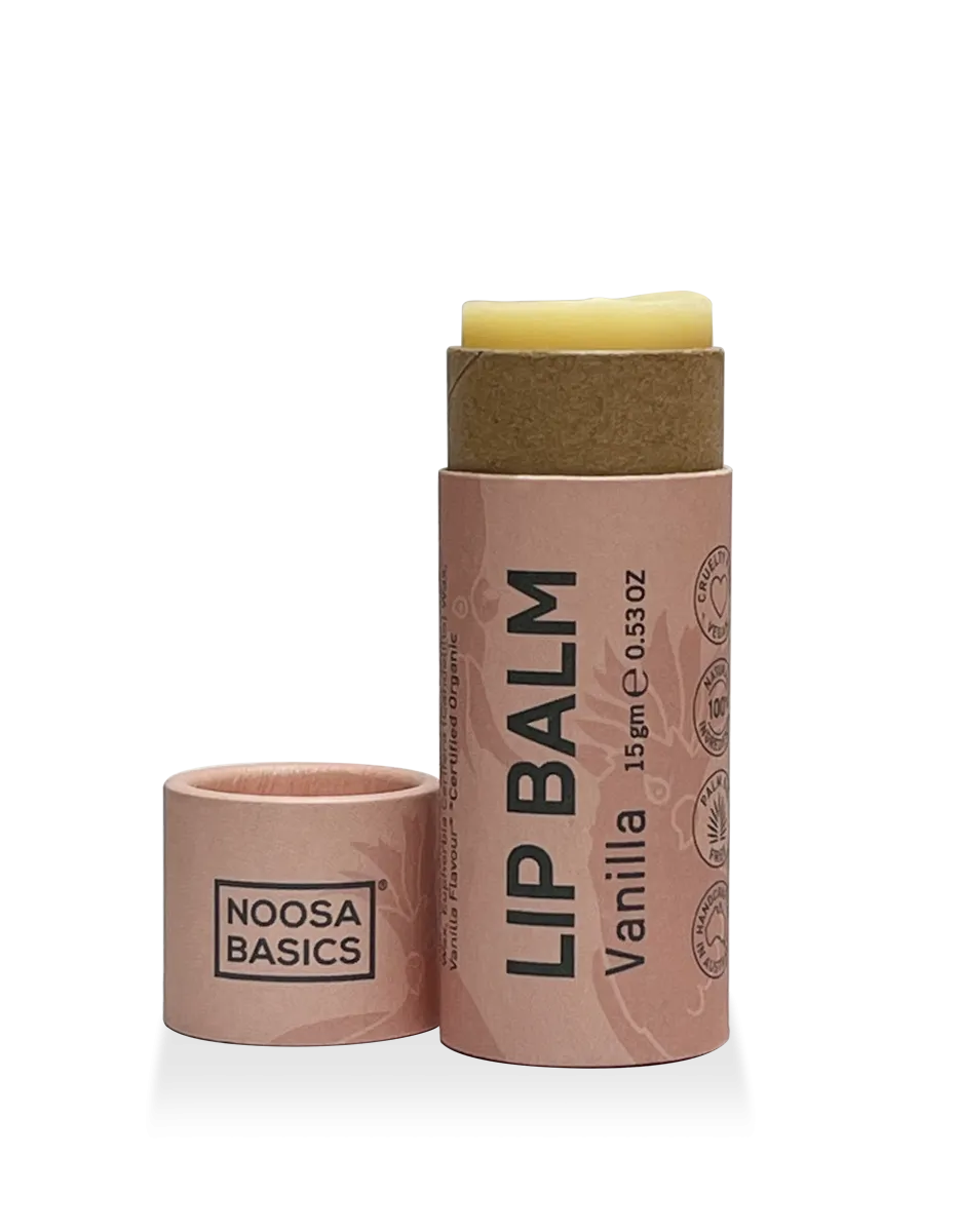Noosa Basics - Organic Lip Balm - Vanilla (15g)