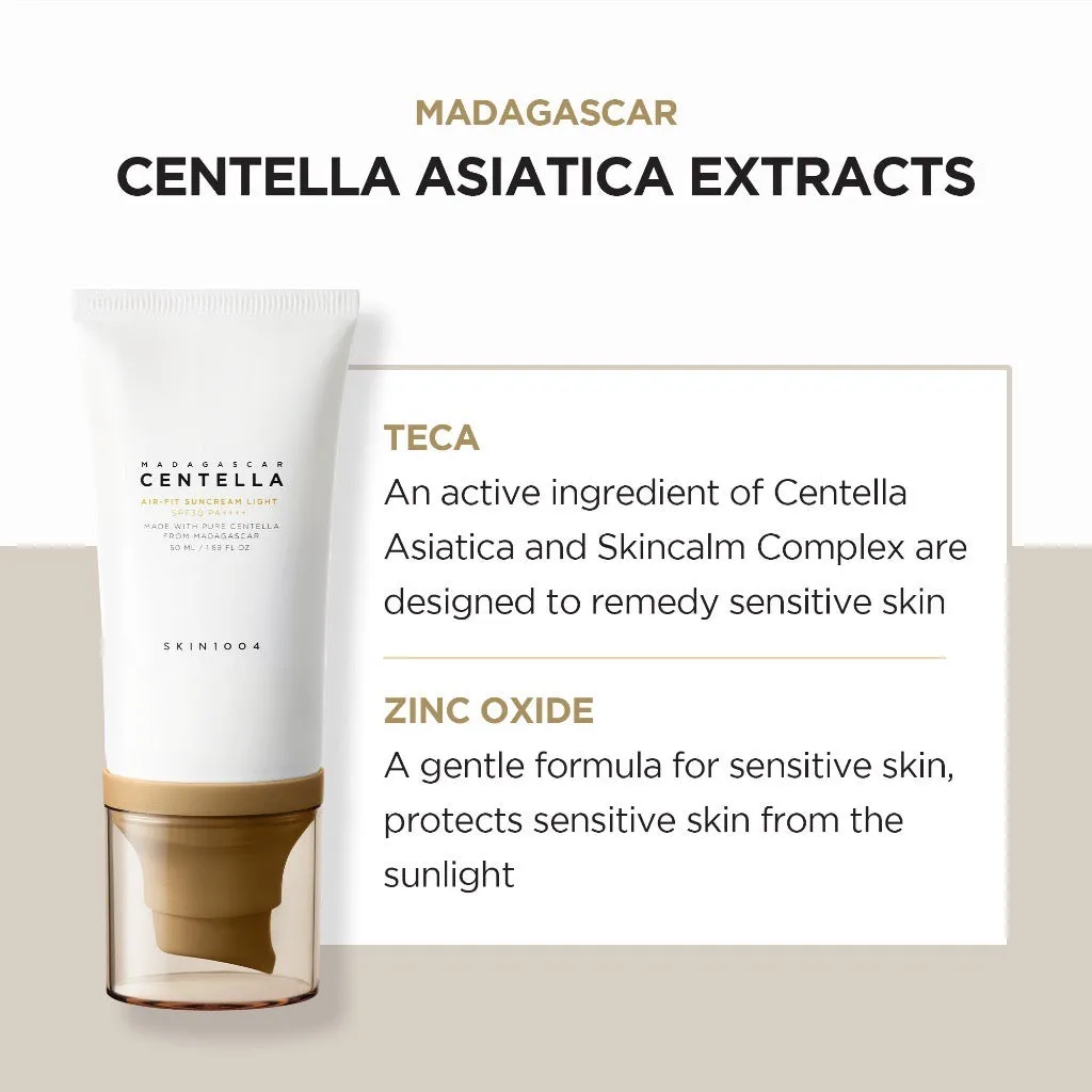 SKIN1004 Madagascar Centella Air-Fit Suncream Light SPF30 PA     (50ml)